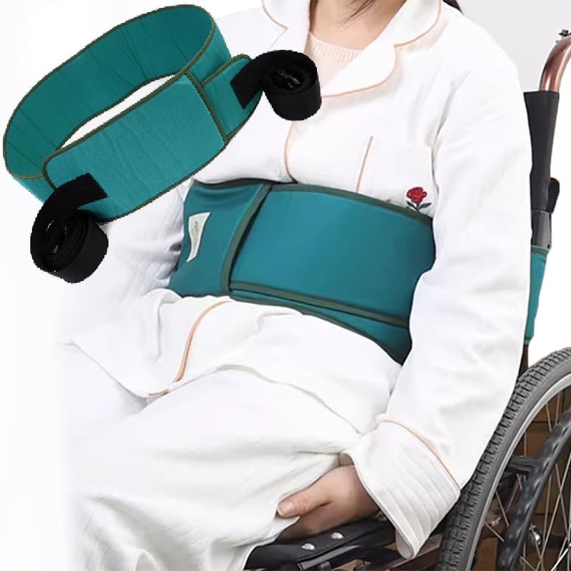 Elfzone Wheelchair Seat Belt - Bed Straps for Elderly，Bed Restraints for Elderly Dementia Patients,Chest Strap, Nursing Patient, Safety System to Control Limbs for Post-Operative Patients - Image 1